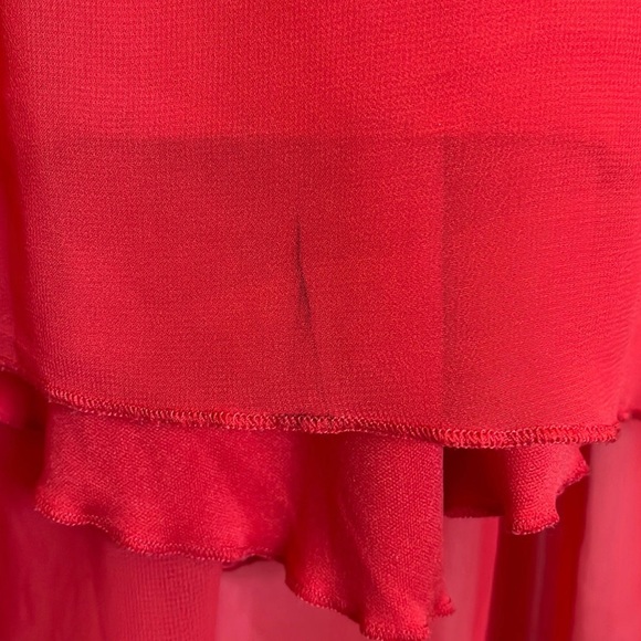 Black and Red Chevron Dress - Picture 4 of 4